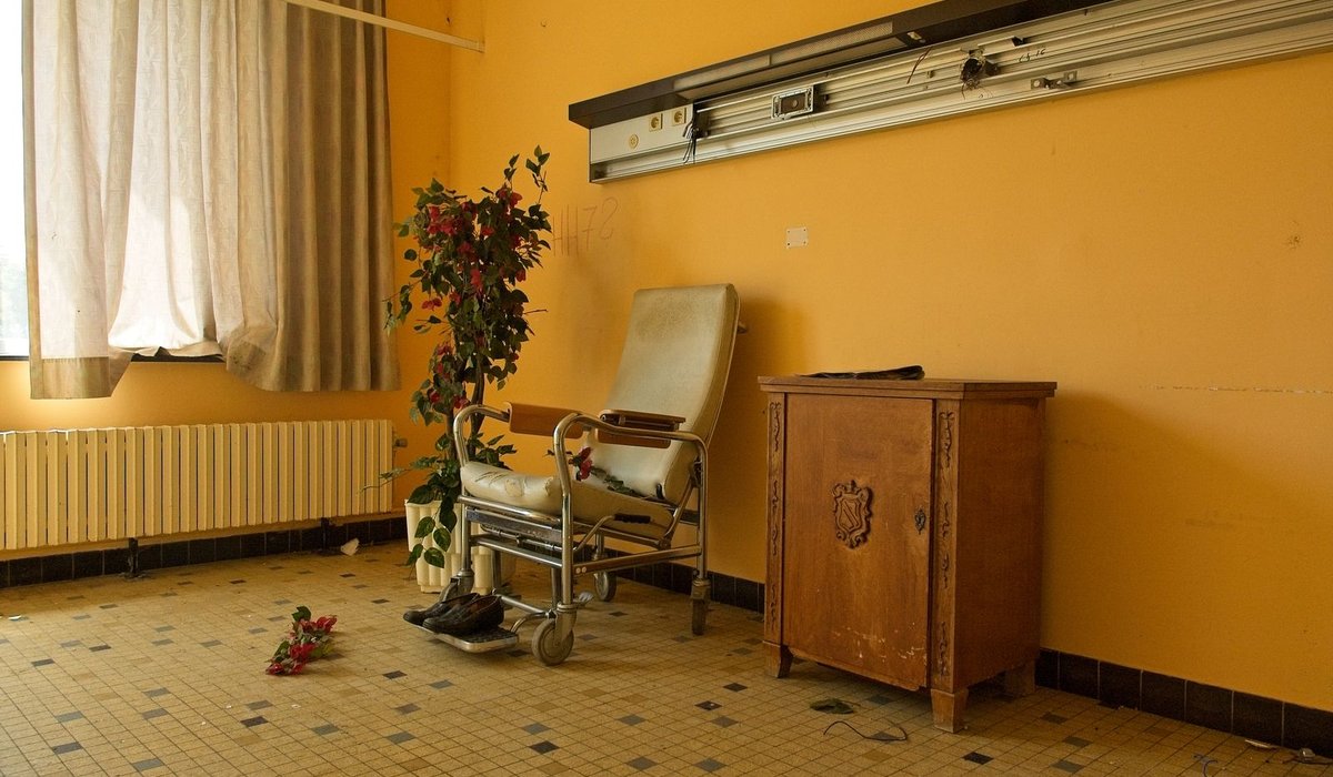 Illustrative photo: A wheelchair